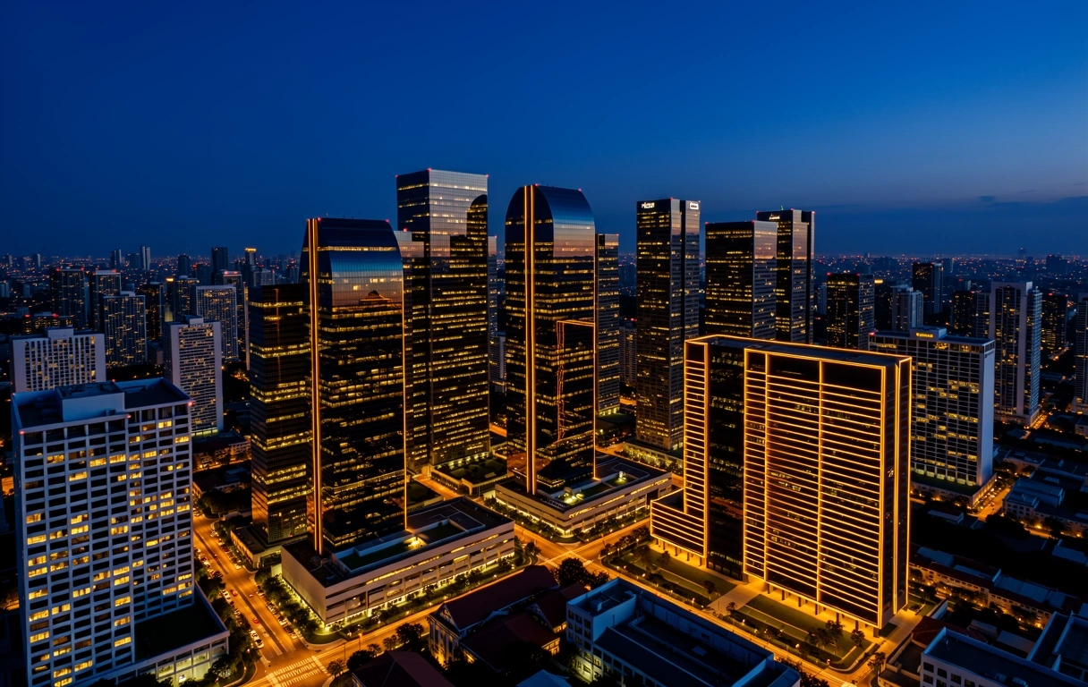 Makati Skyline at Dusk